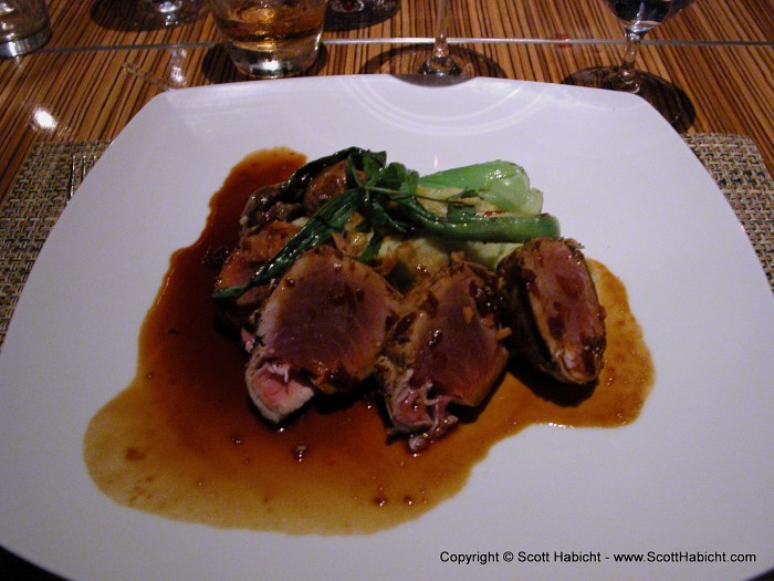 Dinner at Boa, the ahi tuna.