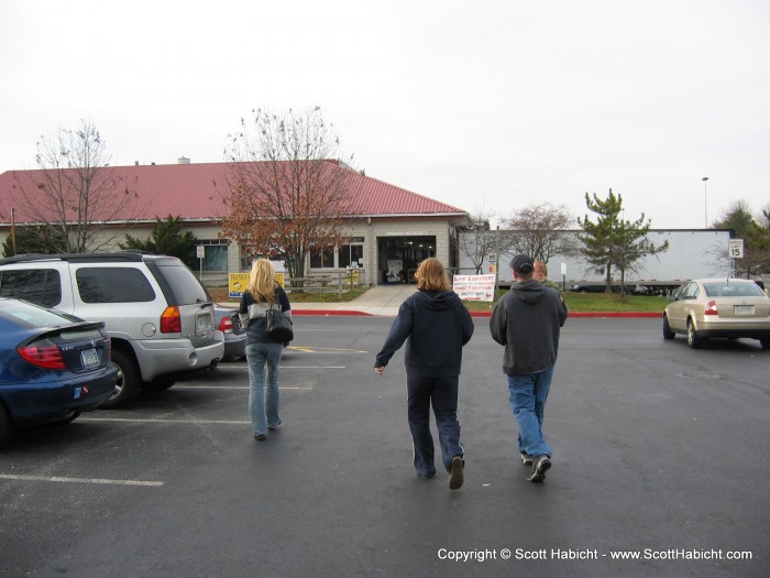 Where Kelli, Erin, Mathew, Taylor, and I got food for Christmas dinner.