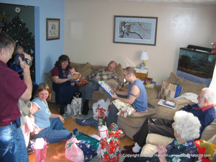 Another tradition, breakfast at my brother's house.