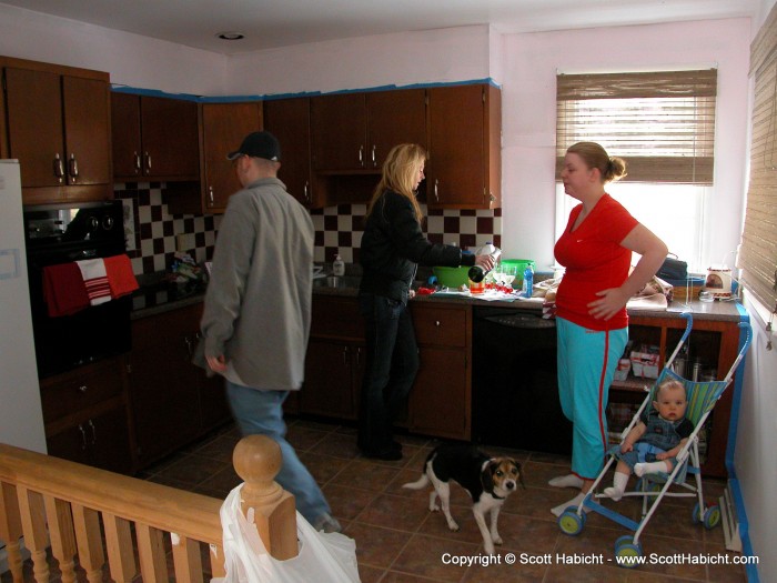 A quick stop in the kitchen....