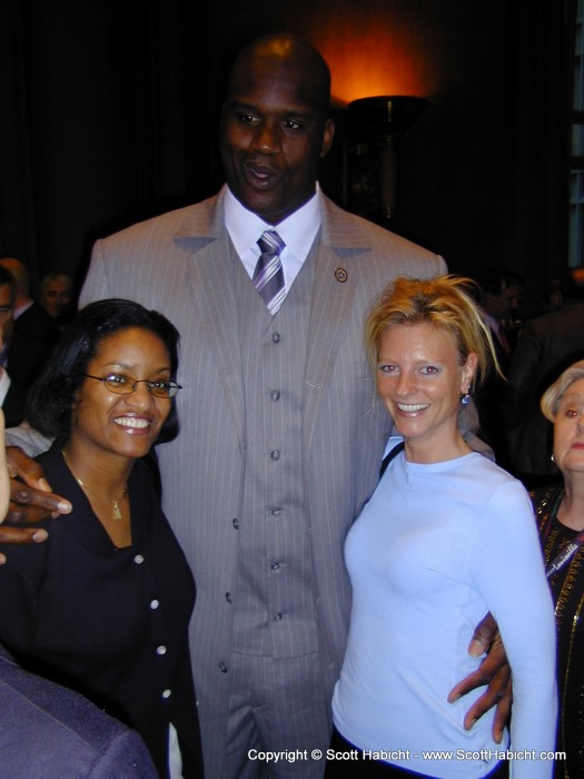 Kelli was at a police thing in DC, and Shaq was there, too!!!!!