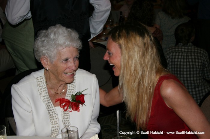 Kelli and her favorite grandmother.