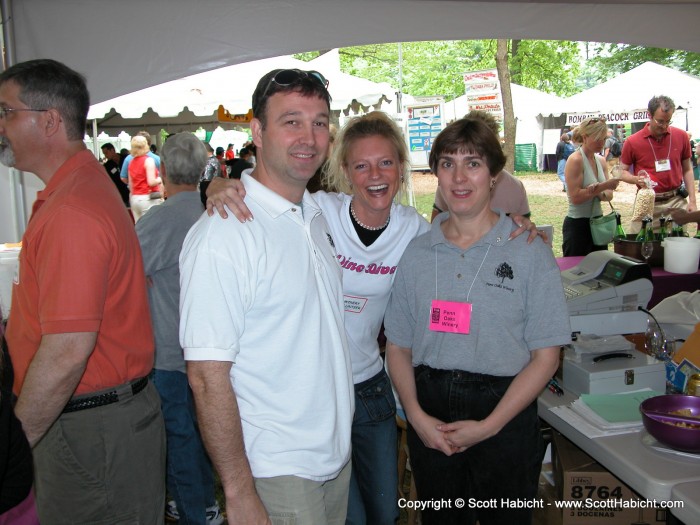 Jane and Mora of Penn Oaks at Columbia, MD's Wine in the Woods.