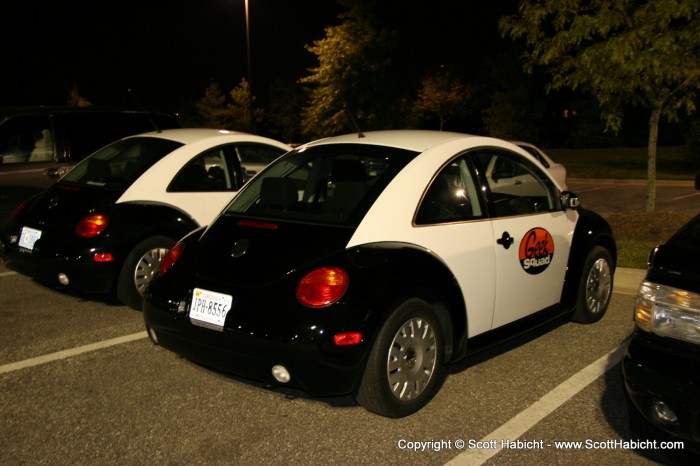 So why are there two "Geek Squad" cars together in a parking lot?