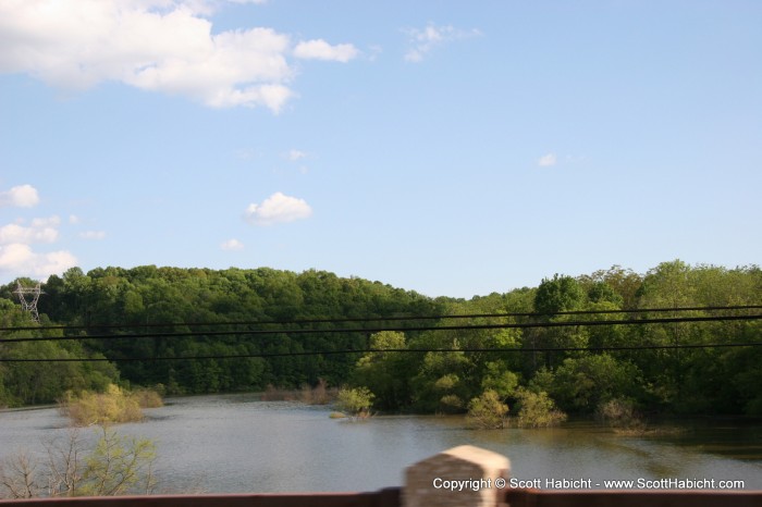 The reservoir was overflowing, but only three years ago, it looked much worse.