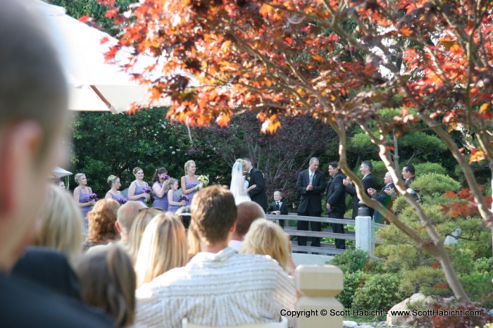 It was a short ceremony, and they were married.