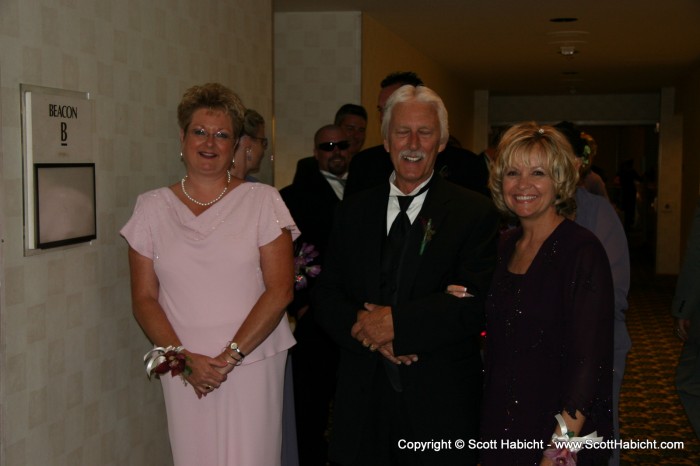 Delcie's father opting to be seen with two women.