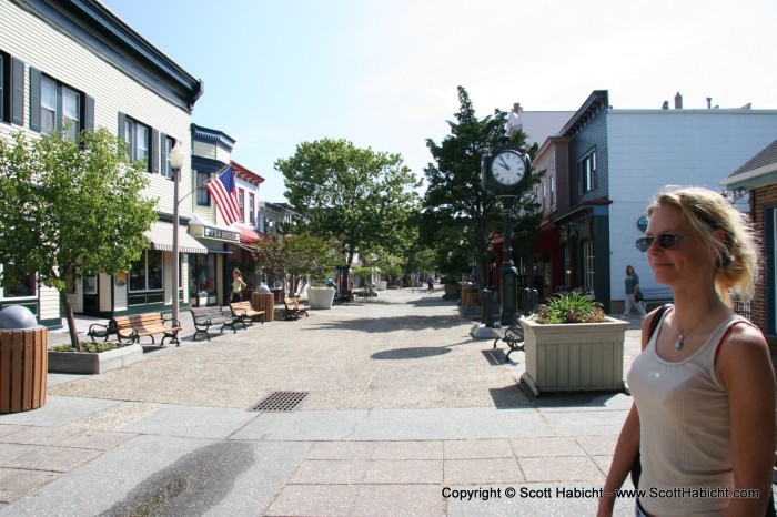 The next day before leaving, we decided to check out the main area of Cape May....