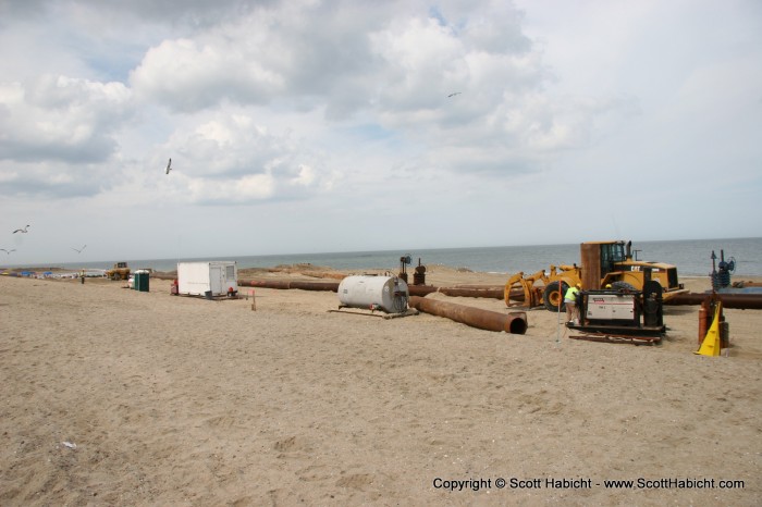 But that was because the beach was being rebuilt.