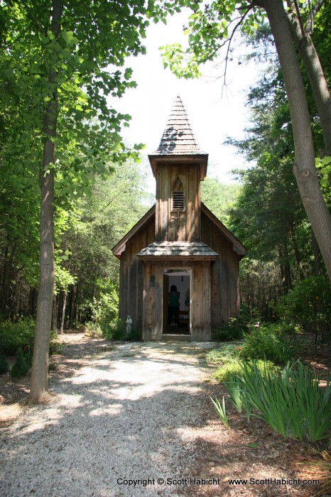 Fernand built this chapel for his wife.