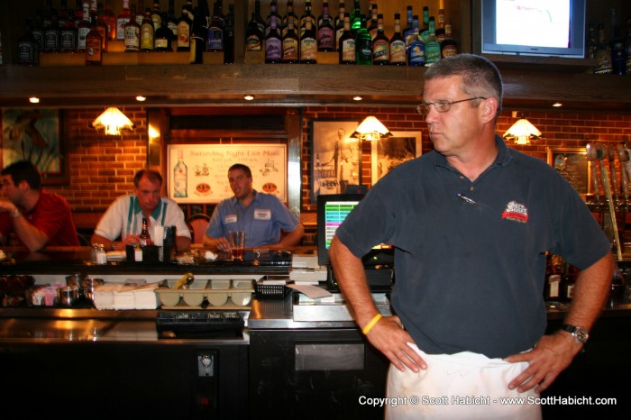 And Bare Bones bartender Fred was more than happy to serve us.