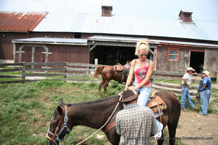 Our next stop for the day was a little horseback riding.