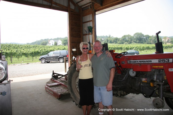 Brian was more than happy to give us a personalized tour of the winery.