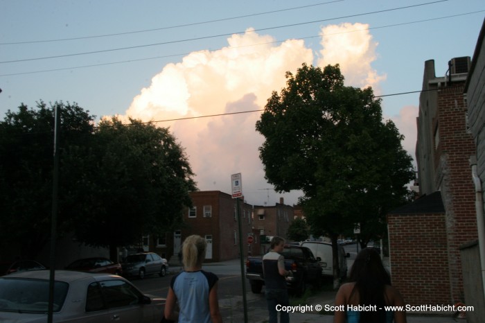 I was really diggin' the clouds.