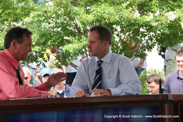 Patrick McEnroe was on hand for the event.