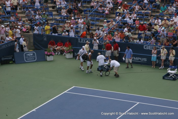 The final pitted Roddick against Blake.