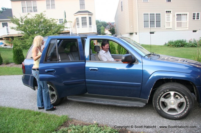 Dinkle sports the new ride.