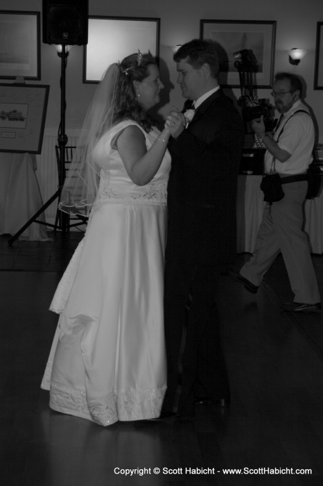 And then had their first dance.