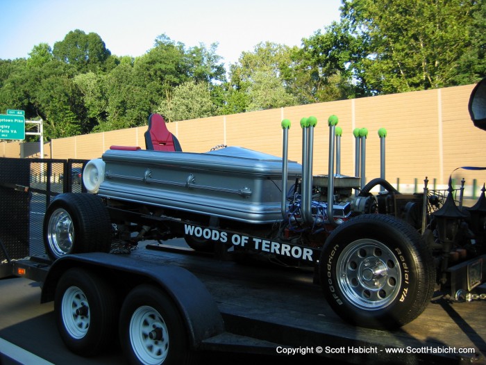 On our way to the Huey Lewis concert, I saw this really cool car!!!