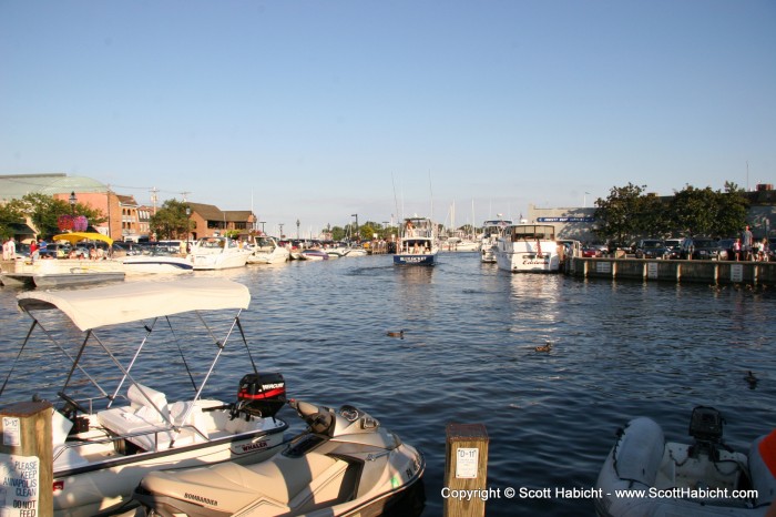 Ego Alley was full of boats....