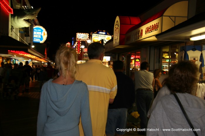 Afterwards it down to the boardwalk for a walk.