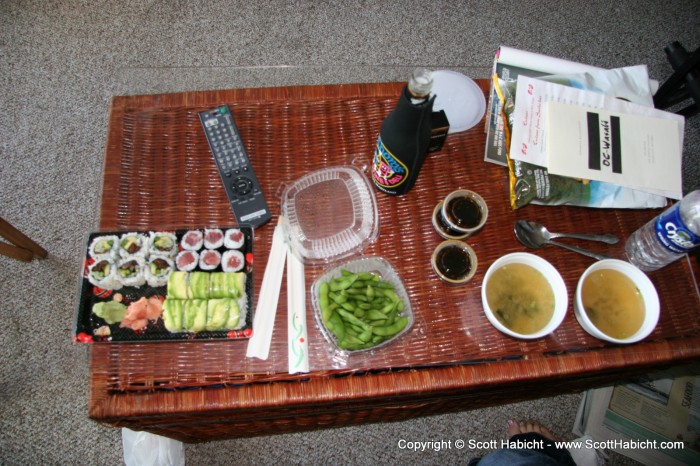 For lunch the next day we had Sushi....