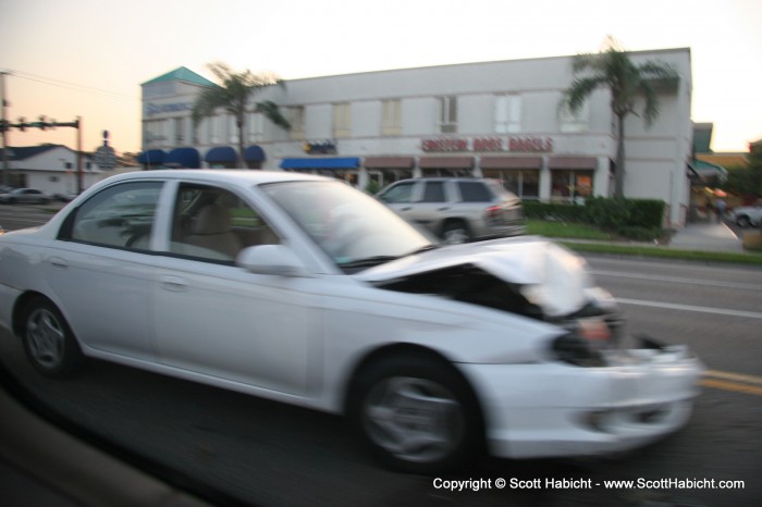 We went out drinking and driving afterwards.