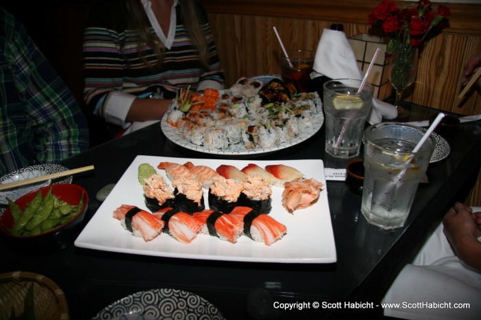 Of course I was kidding about that last one. We actually went out for sushi.