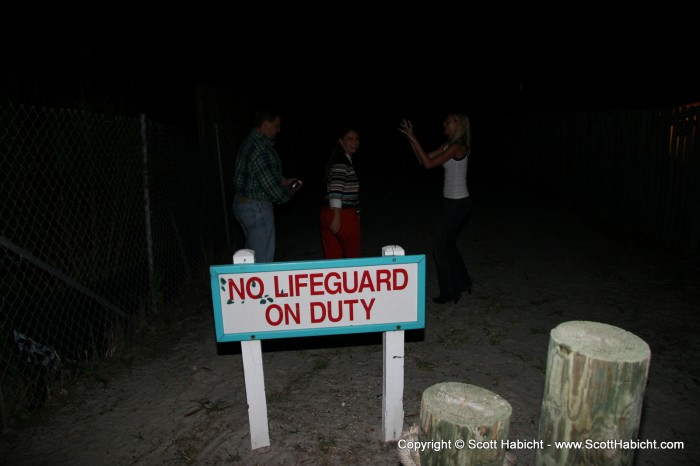 Then they showed us a secret beach.