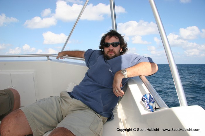 Nothin' like just loafin' on a boat....