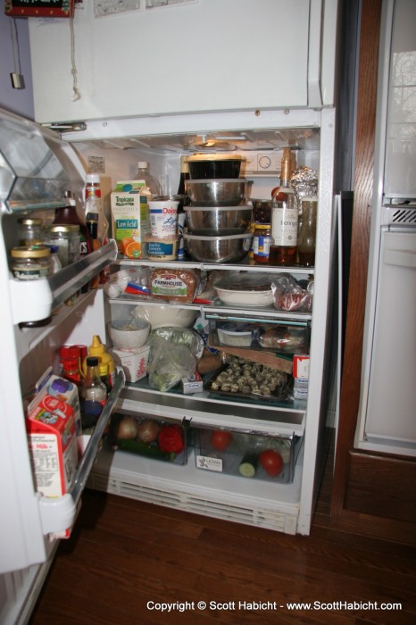 This fridge full of food....