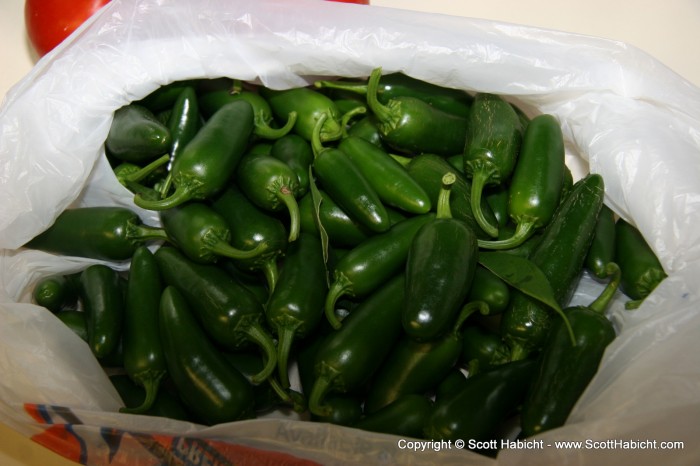 Jalapenos for my home made hot sauce.