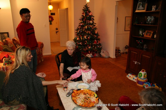 They've been in their house for less than a week, but it was looking good for Christmas.