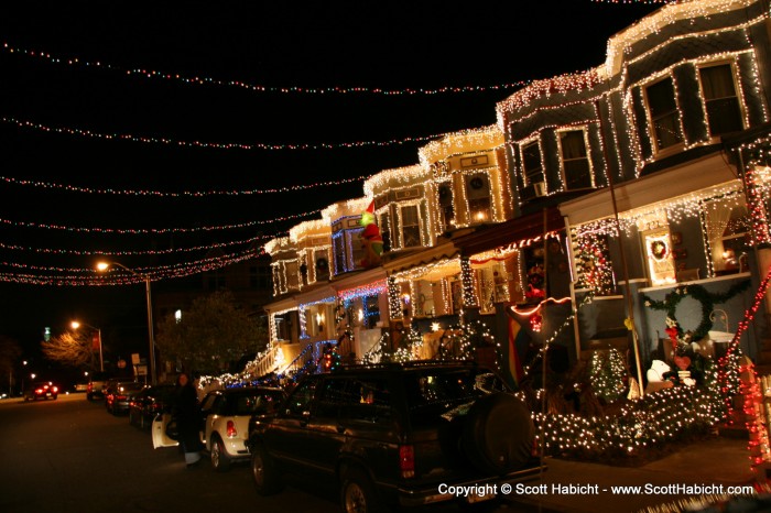 To see the Christmas lights.