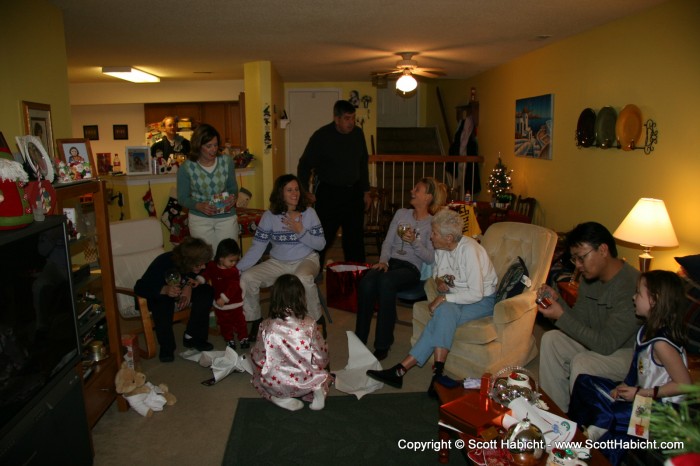 After opening gifts, it was over to Megan and Peter's for Christmas brunch.