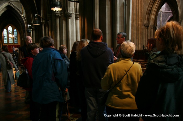 We headed over to Saint Patrick's Church for a self guided tour.