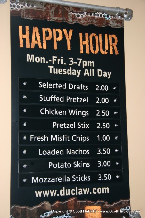 It would be great if all pubs had happy hour deals like these.