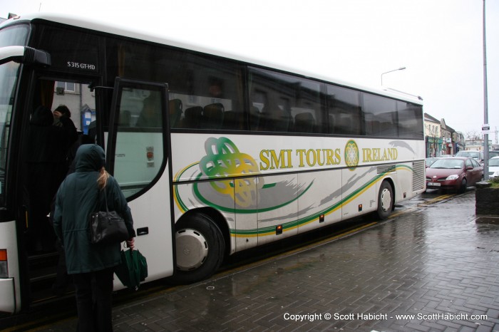 Then it was back on the bus for more touring.