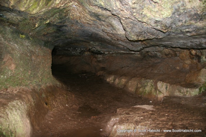 There was a system of caves that the castle was built on connecting the dungeons to points a mile away.