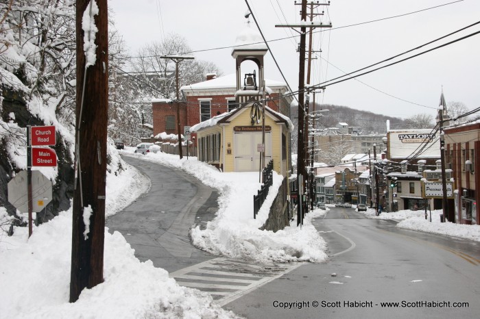 I headed down to Ellicott City to get some pictures of the snow...