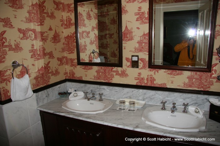 And the bathroom was large....