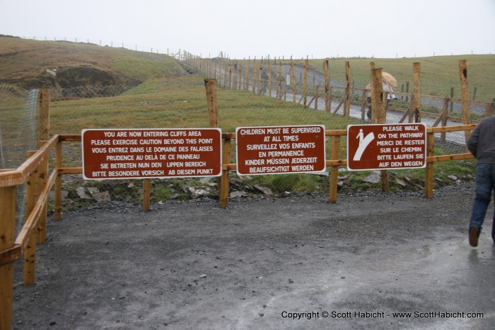 We jumped into the car and headed out to the Cliffs of Moher.