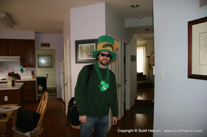 How did you dress for work on Saint Patrick's day?