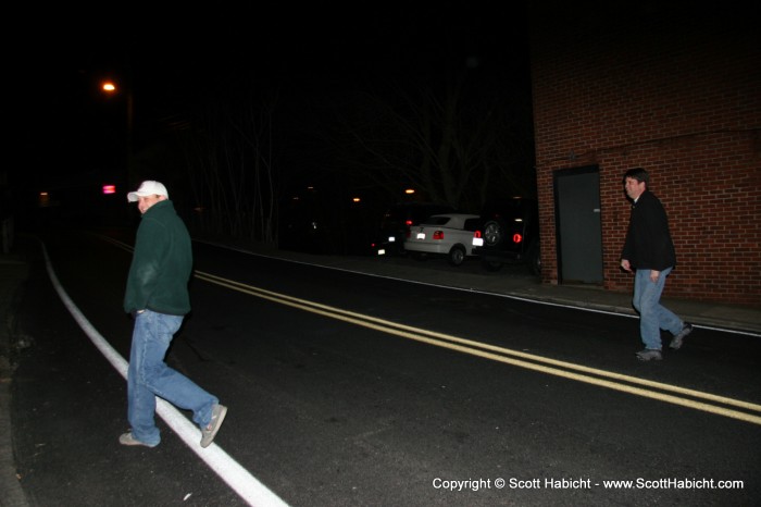 Leaving the pub and crossing the street, it was on to....