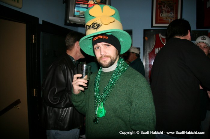 Another bar, where I scored this cool Jägermeister skull cap.....