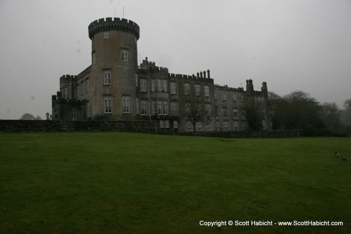 In the morning it was still raining as we left the castle for Dublin.