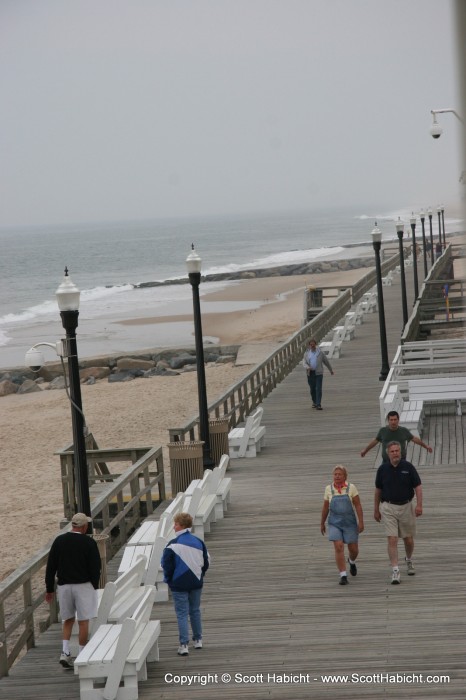 It was Friday night, and the Bethany Beach boardwalk was empty.