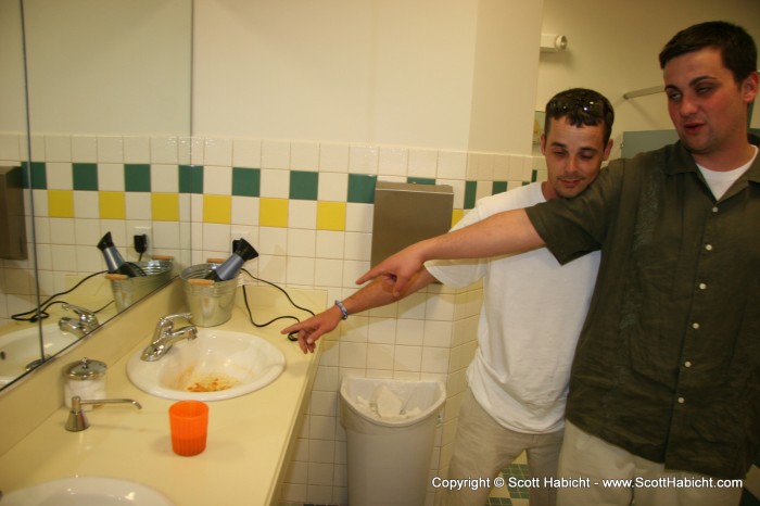 Someone left a present in the sink....