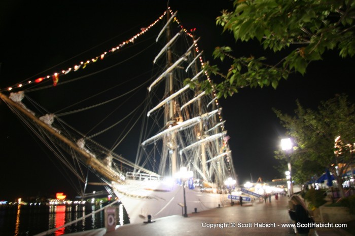 The tall ships came to Baltimore....