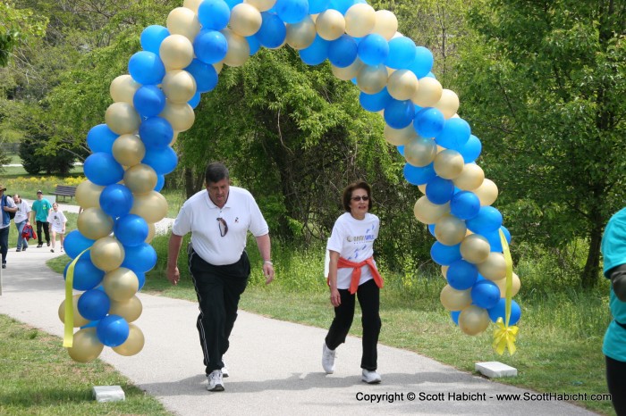 A charity walk in Centennial Park...